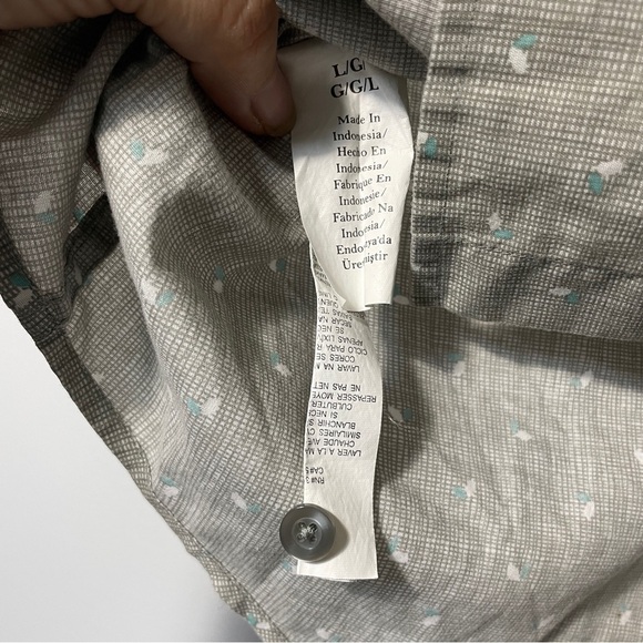 Original‎ Penguin By Munsinger Light Brown Mint Green Button Down Shirt Men’s L - Picture 5 of 6